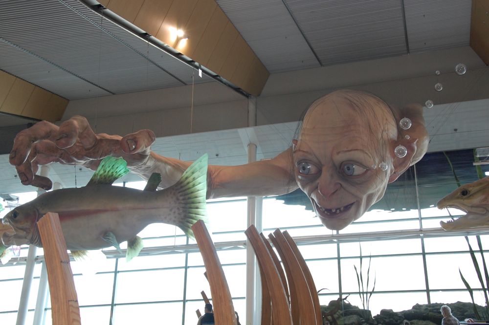 Gollum At Wellington Airport